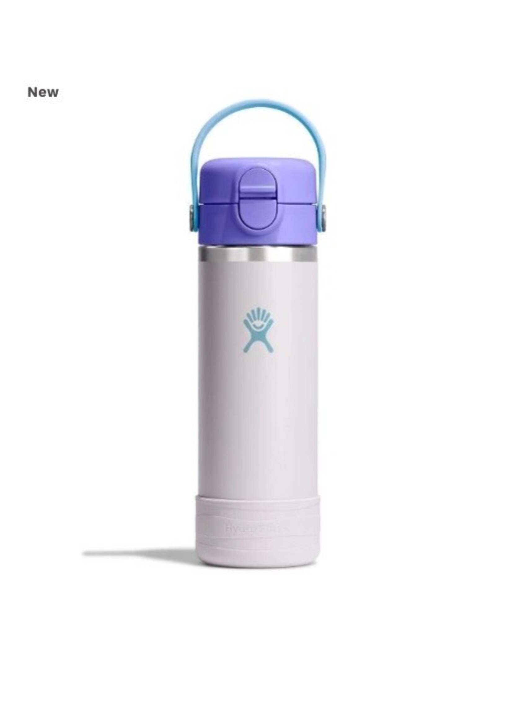 Hydro Flask Hydro Flask, Kids 18oz Wide Soft Straw Covered Cap and Boot || Cloud Pink