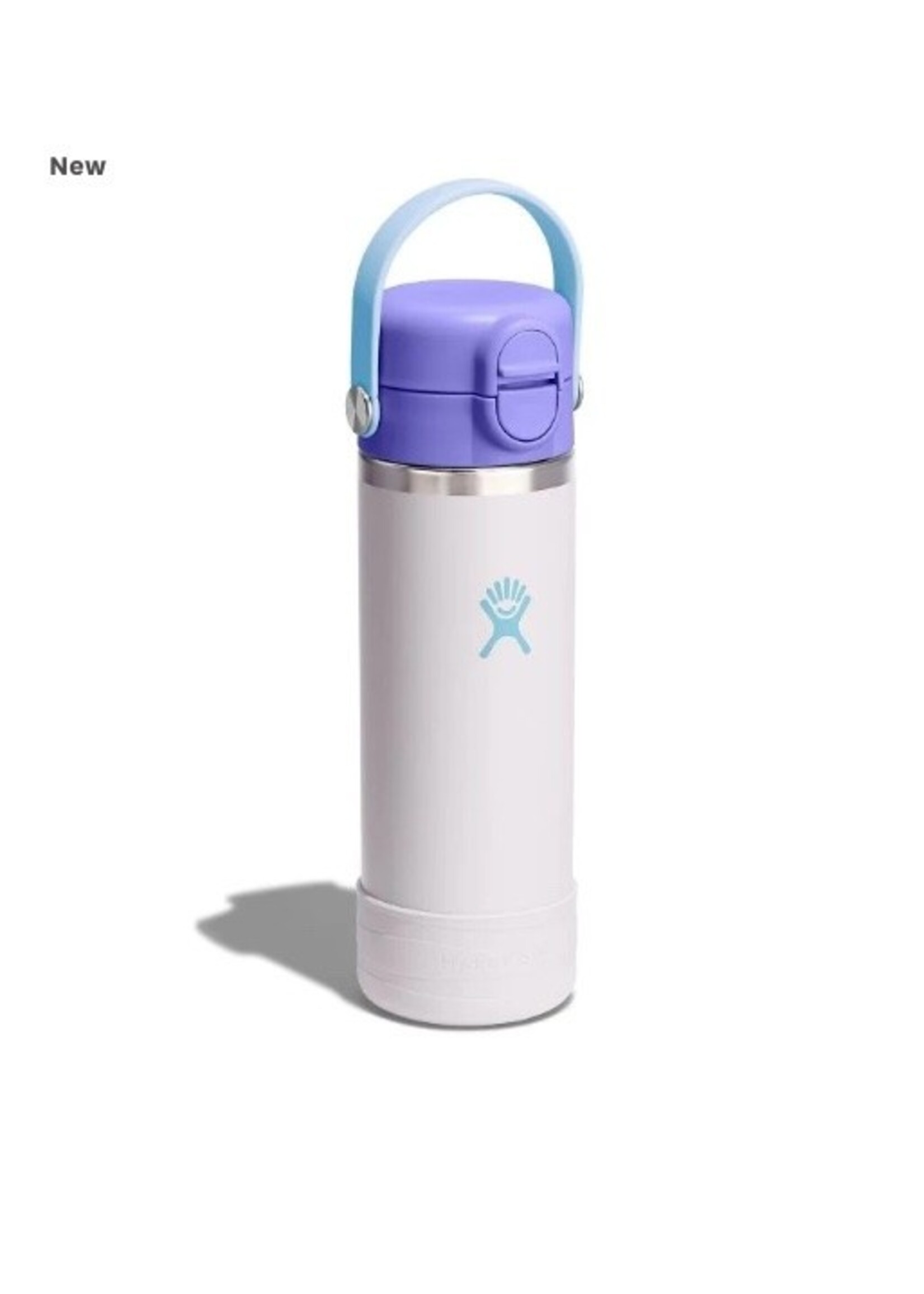 Hydro Flask Hydro Flask, Kids 18oz Wide Soft Straw Covered Cap and Boot || Cloud Pink