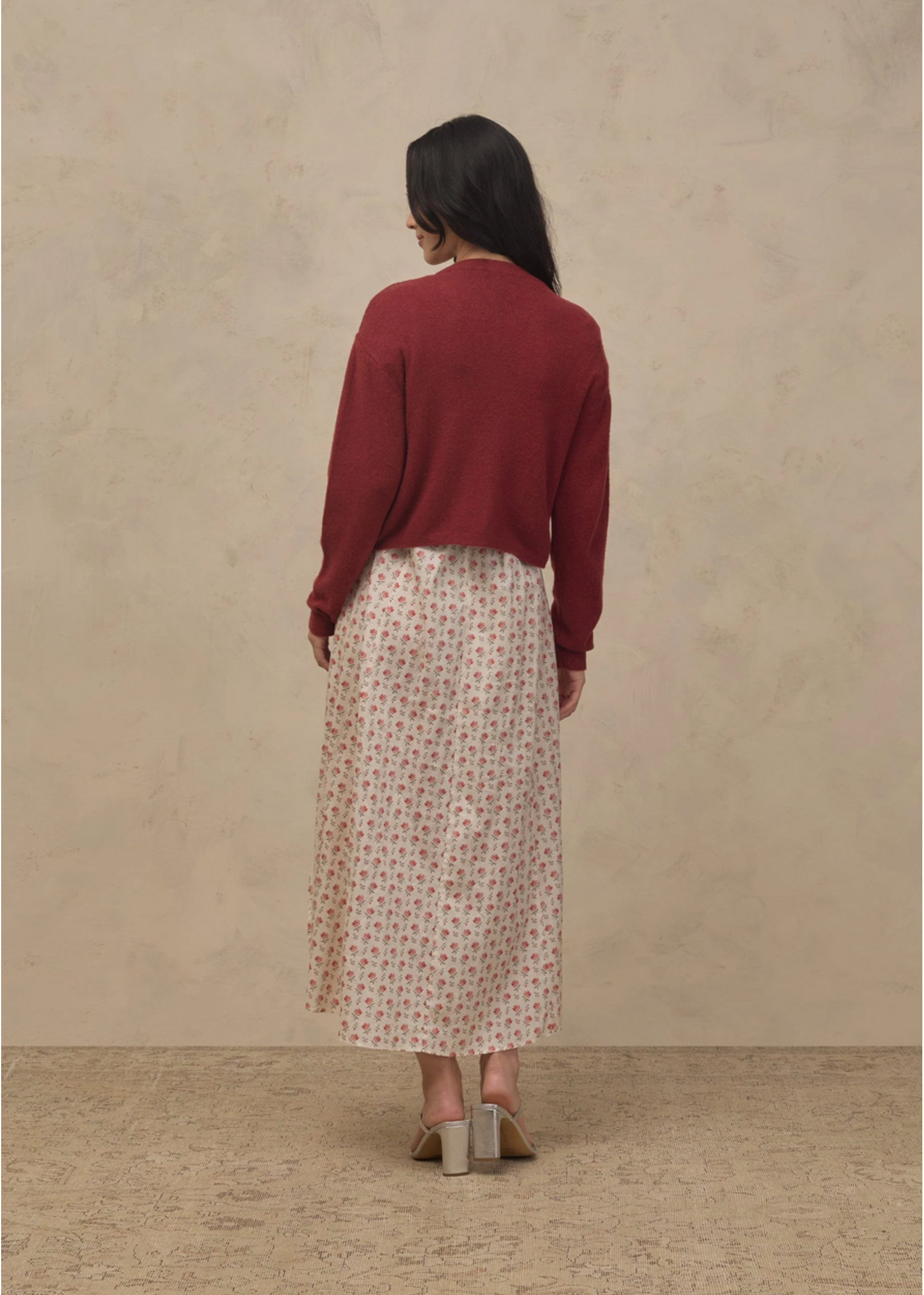 Noralee Noralee, Womens' Bow Cardigan || Ruby