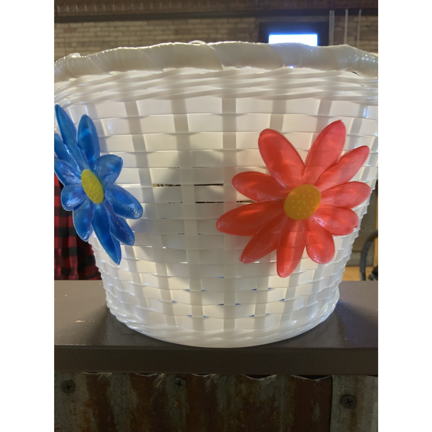 Flower Basket- White