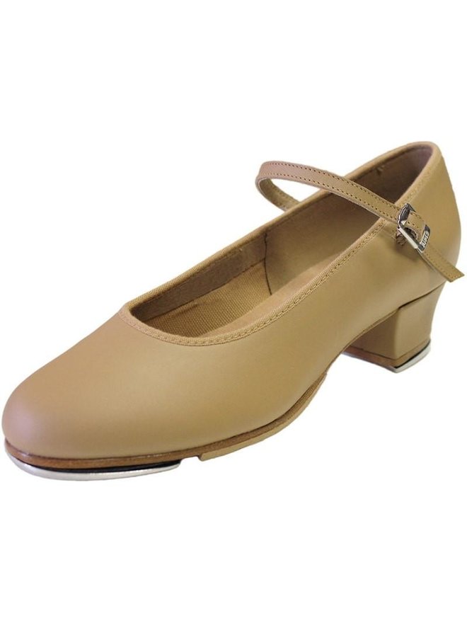 Capezio Mary Jane Leather Buckle Strap Tap Shoes - 3800 Womens
