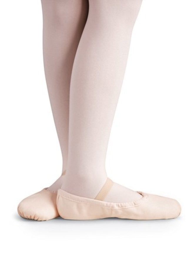 7.5 Narrow Toddler White Bloch Girls Dance Dansoft Full Sole Leather Ballet Slipper/Shoe 