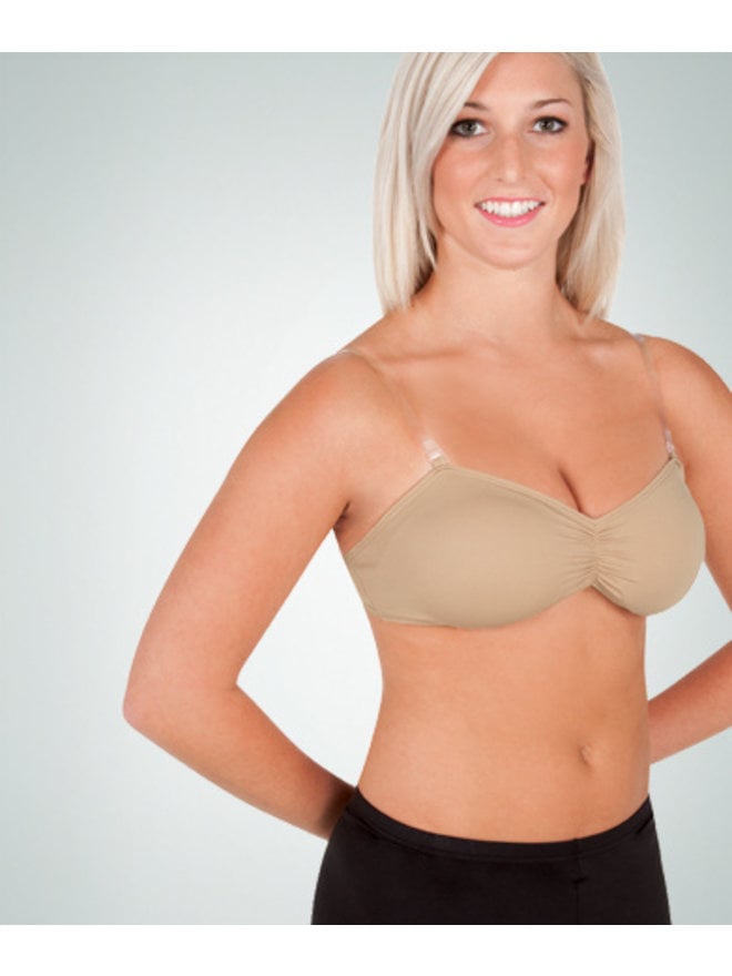 Performance Dance Bra Clear Adjustable Back and Shoulder Straps