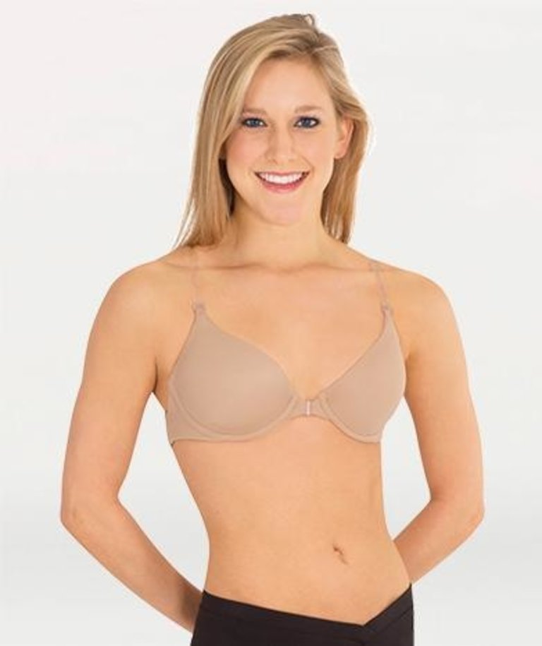 Body Wrappers Body Wrappers Underwire Clear Strap Bra- 297