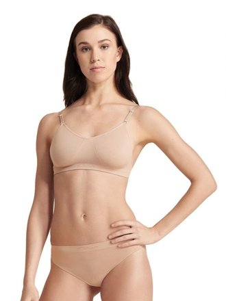 Womens Shaparee Padded Molded Bra with Clear Back Strap - Undergarments, QT  Intimates 353