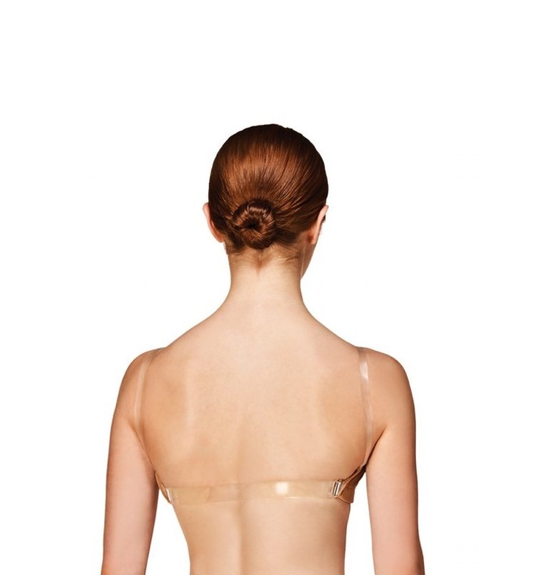 Capezio Seamless Clear Back Bra With Transition Straps - 4 dance