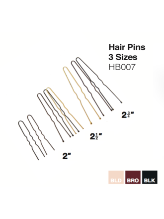 55694 2 Clear Bobby Pins - Lindens Dancewear