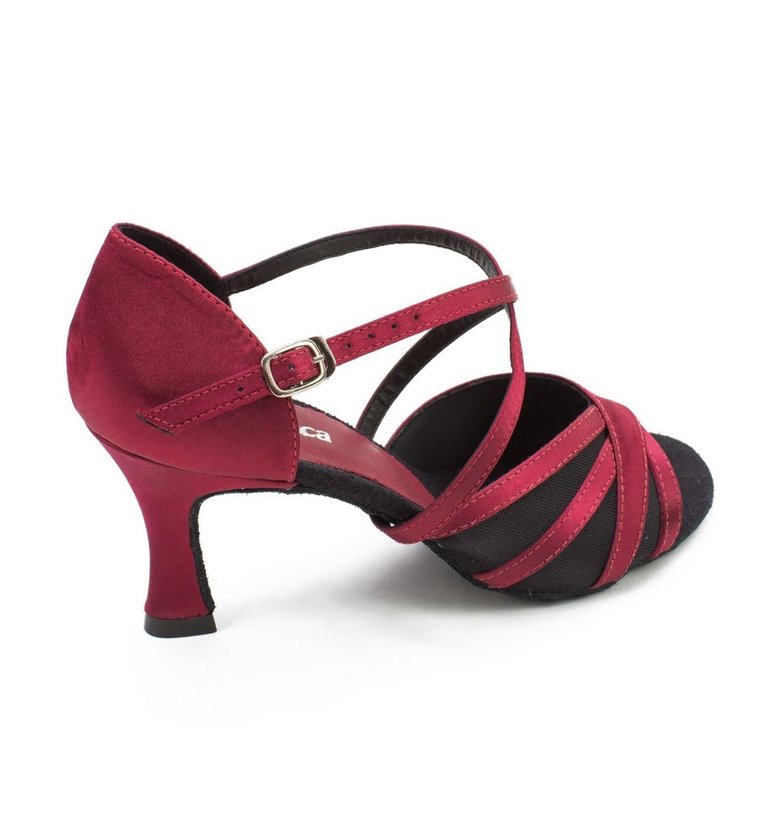 So Danca So Danca 2.5" Heel Ballroom Shoe with Mesh Straps on Toe- BL162
