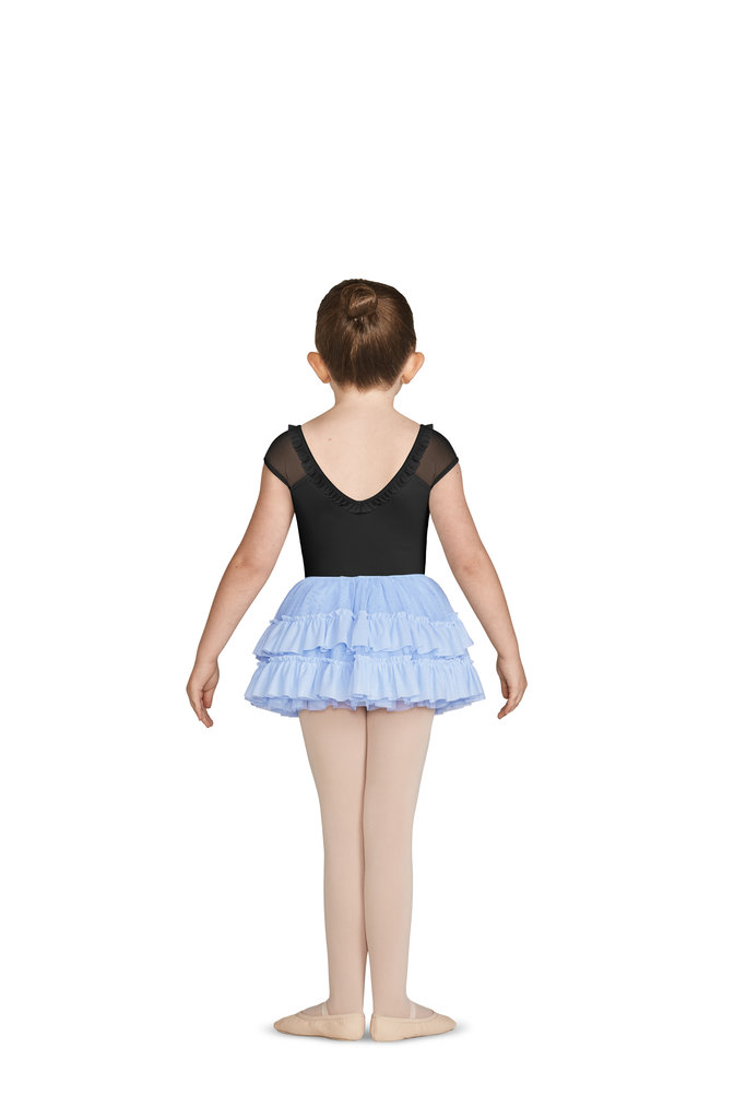 Bloch Mirella Mesh Frill Cap Sleeve Leotard- M1537