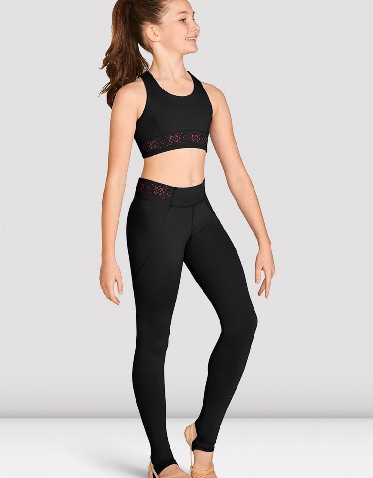 Bloch Bloch Laser Trim Full Length Leggings- FP5242C