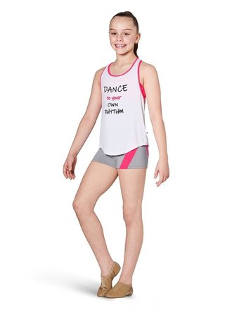 GIRLS' CAMISOLE BUBBLE FLUO