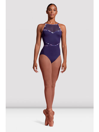 Mirella Bind Mesh Panel Halter Leo Mirella Bind Mesh Panel Halter Leo