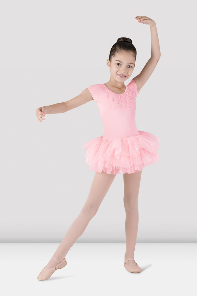 Bloch Bloch Girl’s Sequin Trim Heart Back Tutu Dress- CL8012