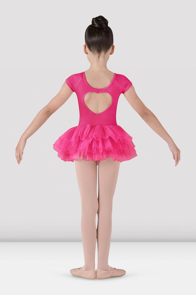 Bloch Bloch Girl’s Sequin Trim Heart Back Tutu Dress- CL8012