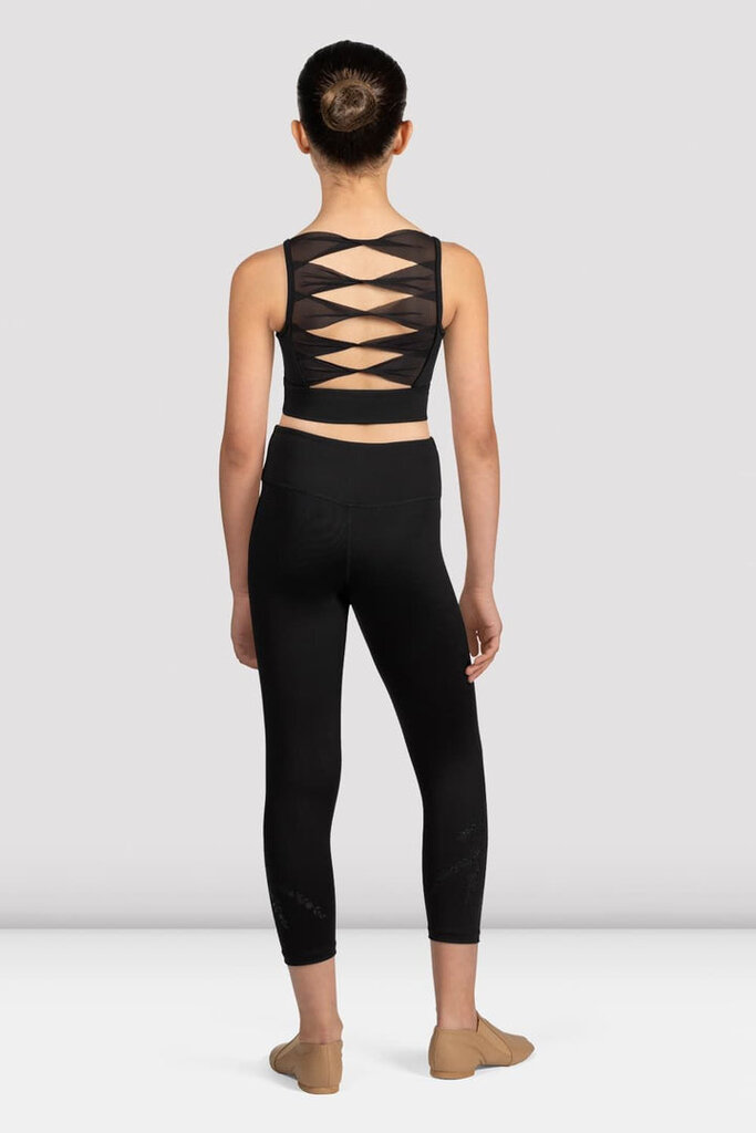 Bloch Mirella Glow High Neck Twist Crop Top