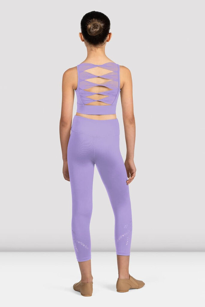 Bloch Mirella Glow High Neck Twist Crop Top