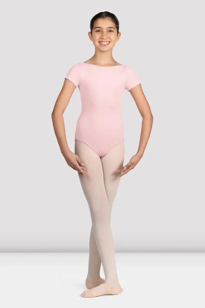 Bloch Mirella Glow Boat Neck Cap Sleeve Leo