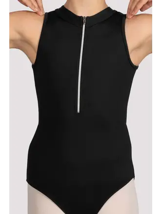 Bloch Mirella Glow Zipper Front Tank Leo Bloch Mirella Glow Zipper Front Tank Leo
