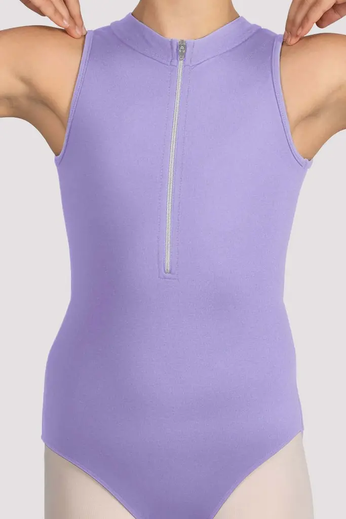 Bloch Mirella Glow Zipper Front Tank Leo