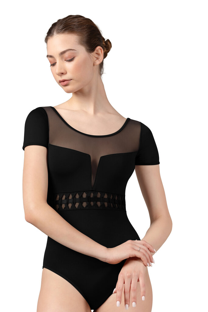 Bloch Bloch Twist Scoop Neck Cap Sleeve Leotard
