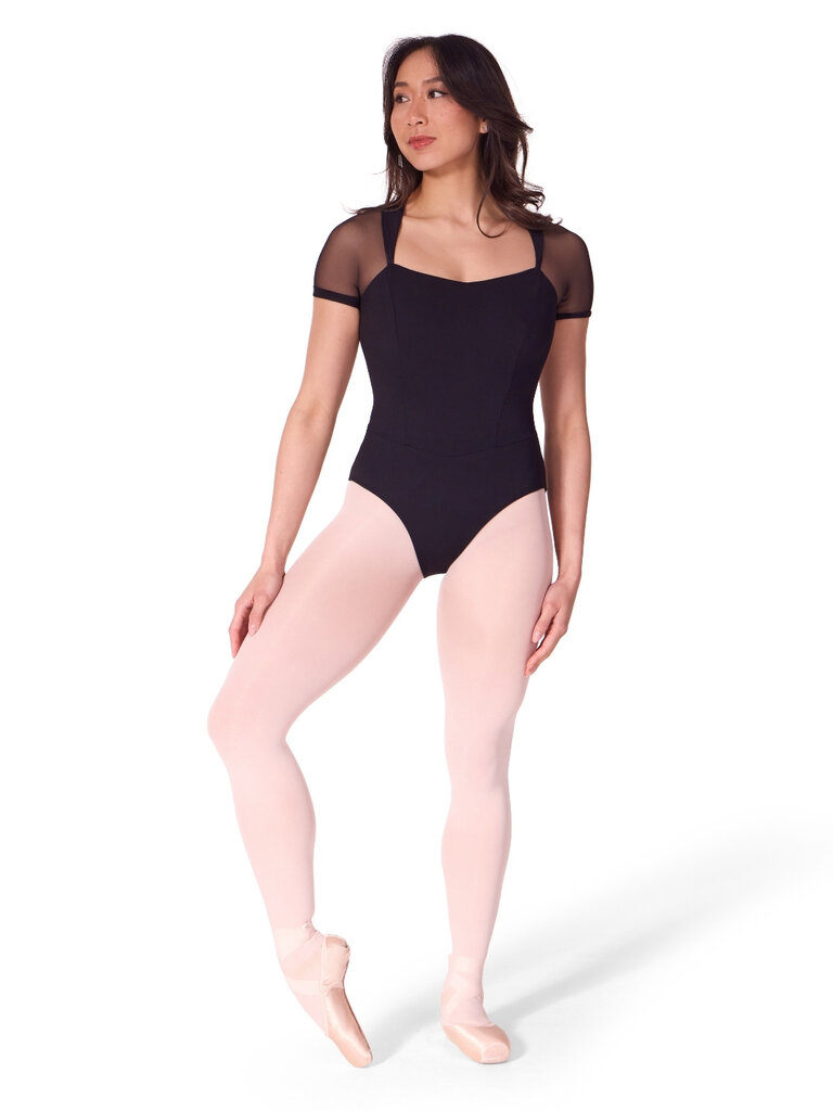 Capezio Capezio Soft Elegance Corset Short Sleeve Leotard- EL108W