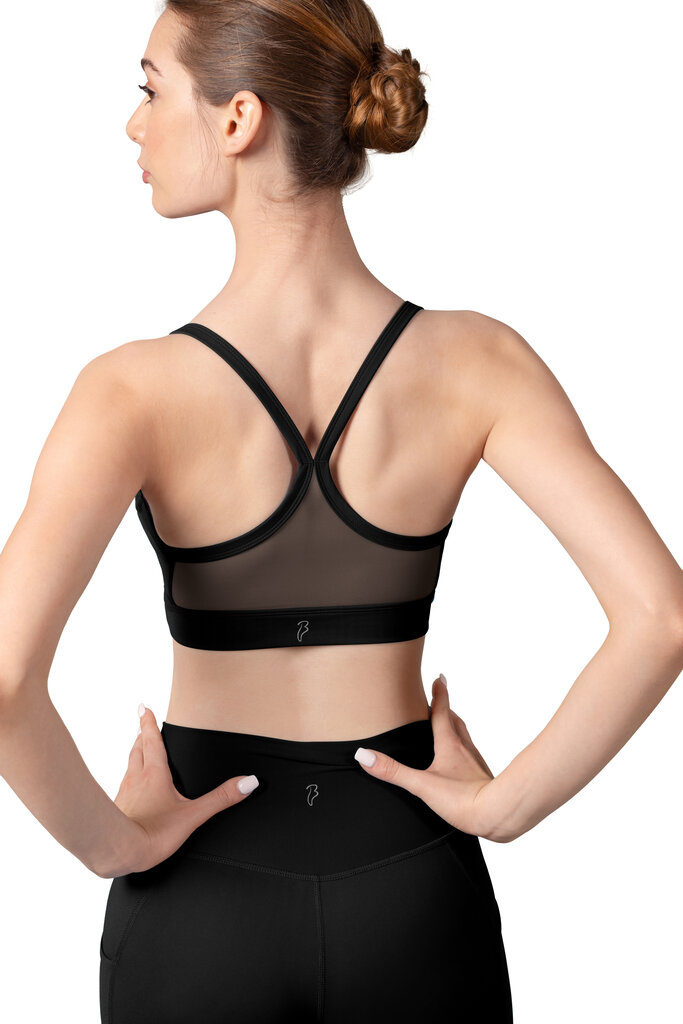Bloch Bloch Twist Scoop Neck Crop Top- Z8457