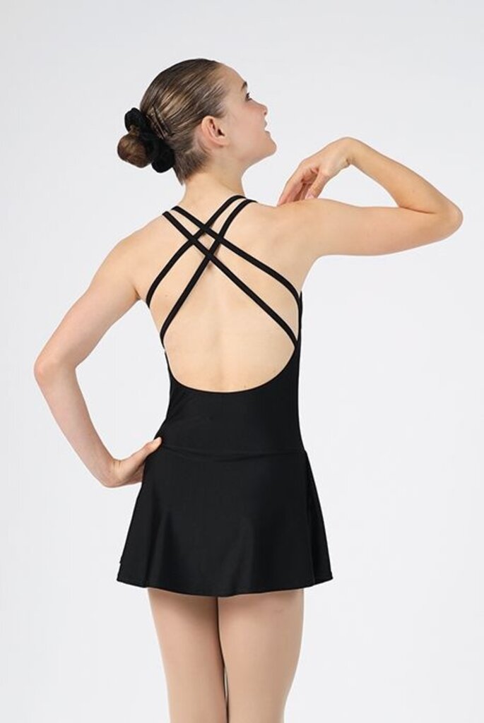 Mondor Mondor Skating Dress w/ Deep V- 616