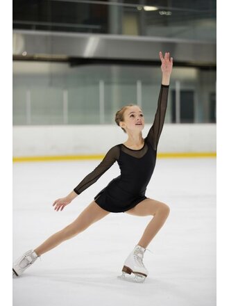 Mondor Mondor Child Shiny Nylon Skating Dress