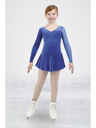 Mondor Mondor Child Mesh Long Slv Skate Dress