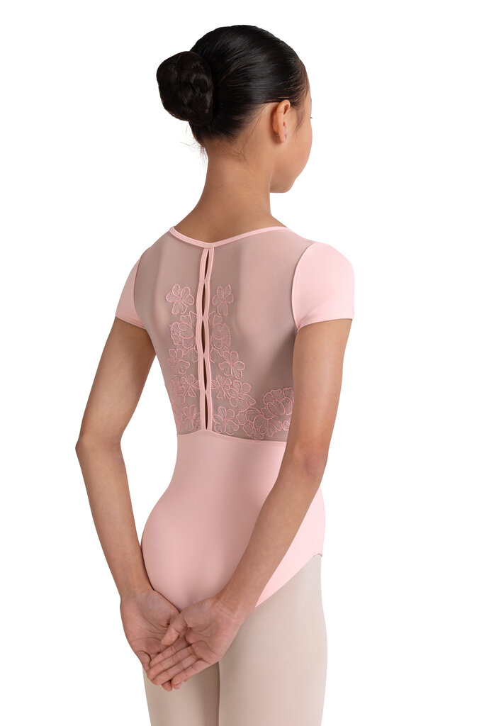 Bloch Bloch Camellia Emb Short Sleeve Leo- CL20003