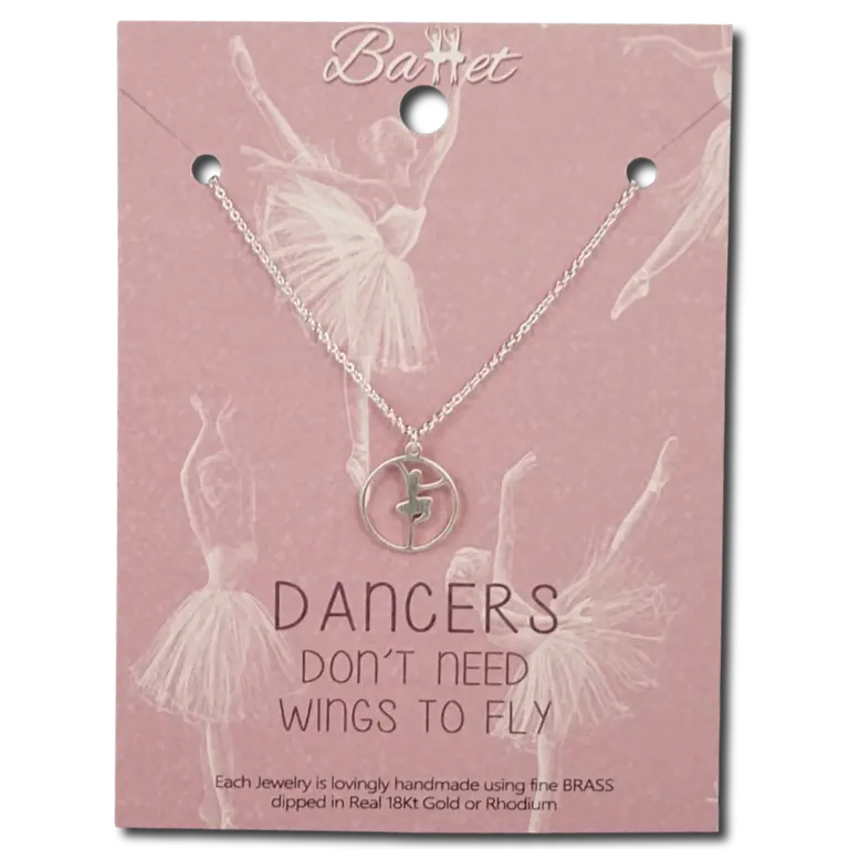 TYVM TYVM Dancer in Circle Necklace