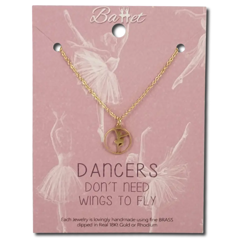 TYVM TYVM Dancer in Circle Necklace