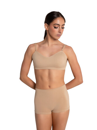 Capezio Capezio Adult Clear Back Bandeau Bra