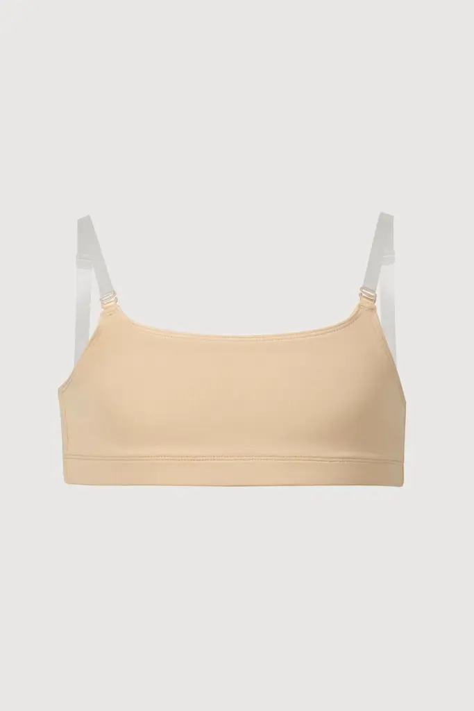 Bloch Bloch Girls Nude Bra Crop Top- CZ3177
