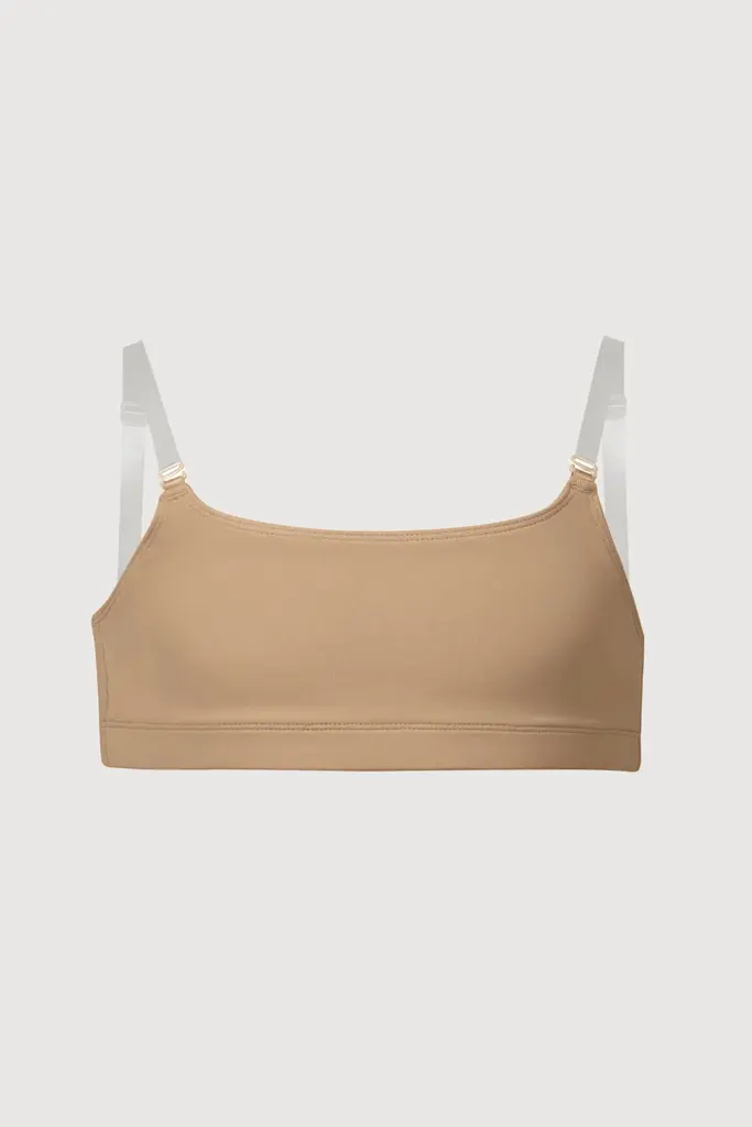 Bloch Bloch Girls Nude Bra Crop Top- CZ3177