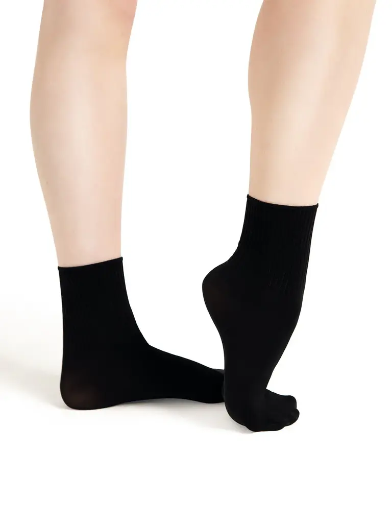 Capezio Capezio Adult Ribbed Dance Sock- BG022