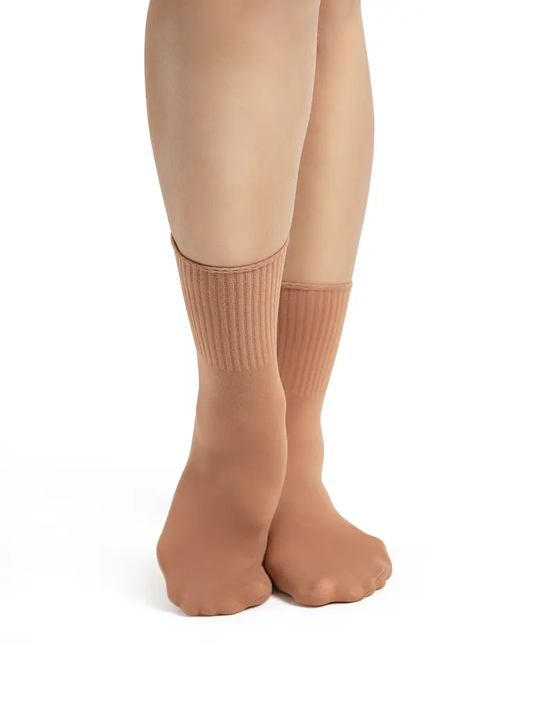 Capezio Capezio Adult Ribbed Dance Sock- BG022