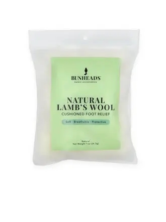 Capezio Bunheads Natural Lamb's Wool