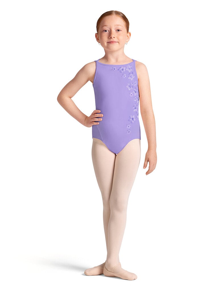 Bloch Bloch Metallic Print Boat Neck Leo- CL40009
