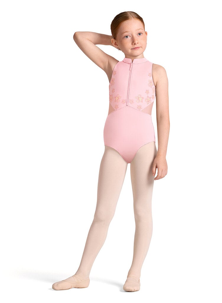 Bloch Bloch Metallic Print Zip Front Leo- CL40011