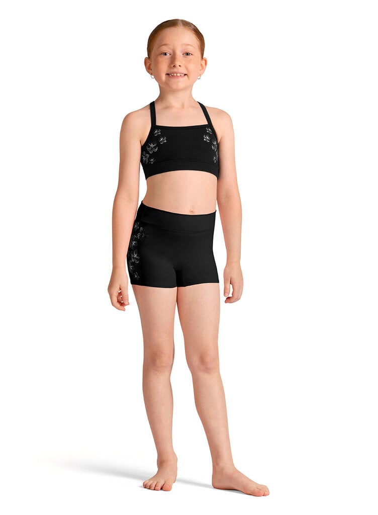 Bloch Bloch Metallic Print Crop Top- CZ30029