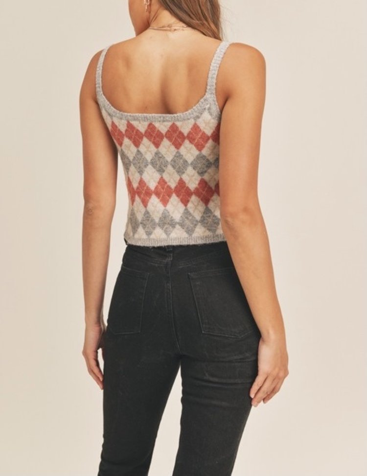Argyle Tank Top