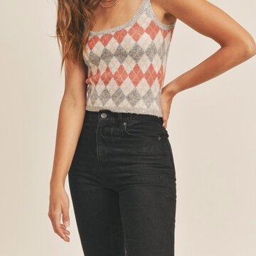 Argyle Tank Top