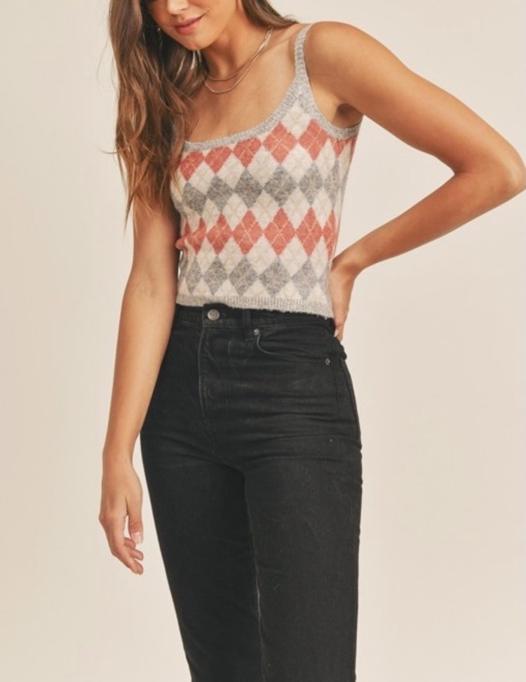 Argyle Tank Top