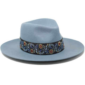 Olive & Pique Fedora Blue
