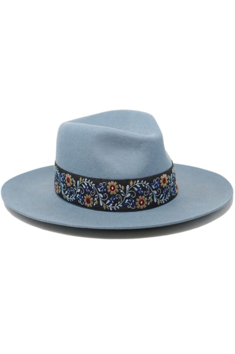 Olive & Pique Fedora Blue