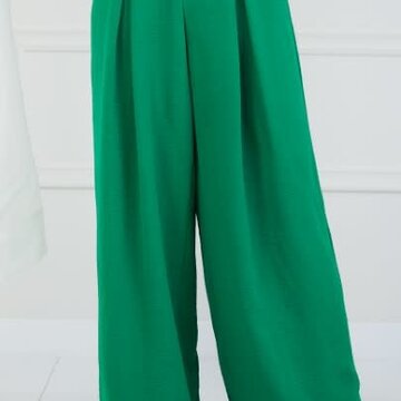 Stretch Wide Leg Pants w/Pockets