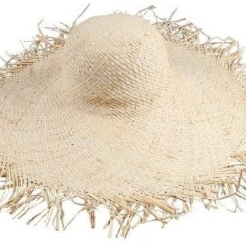 Oversized Straw Sun Hat Natural