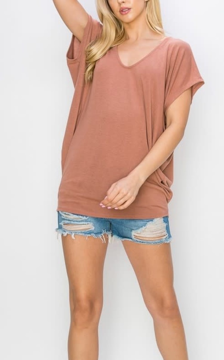 Soft Hacci Oversized Top