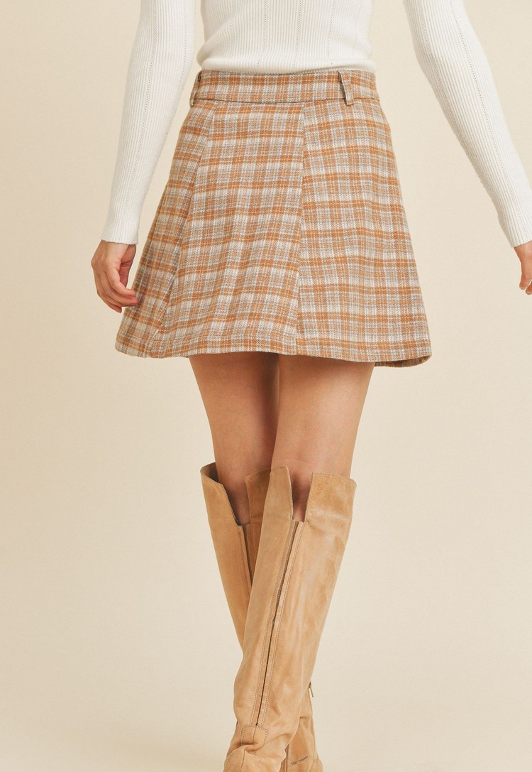 To-Die-For Plaid Mini Skirt